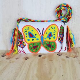 Butterfly Clutch with colorful strap-3